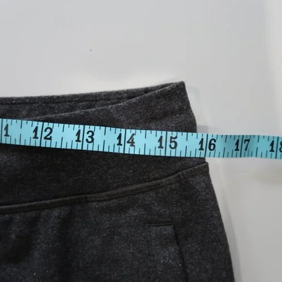 Lululemon Kung Fu Pant Sz M x 34” Heathered Black Grey Casual Lounge Travel - Picture 8 of 9